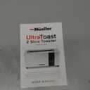 Mueller UltraToast Full Stainless Steel Toaster 2 Slice, Long Extra-Wide Slots with Removable Tray, Cancel/Defrost/Reheat Functions, 6 Browning Levels with LED Display, Housewarming Gifts New Home