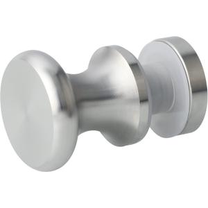 Alise Shower Glass Door Handle,Sliding Shower Doors Knob,Single Side Pull Hardware Replacement Parts,Solid SUS304 Stainless Steel Knobs,Brushed Nickel XLS200DB-LS