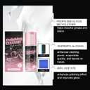 3Pcs Car Interior Cleaner,Polishing Cleaner Car Interior,All Purpose Interior Detail Spray, All Purpose Cleaner for Rubber, Leather