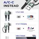 AINOPE Right Angle USB C Cable [2-, 6.6FT] with USB Adapter, 60W iPad Charging Cord 90 Degree USB C Cabel for iPad Air/Pro,Carplay Cable Type C Fast Charging Gifts for iPhone 17/16/15 Pro Max, Gray