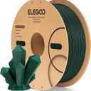 ELEGOO PLA Filament 1.75mm Sparkle Green 1KG, Glitter Twinkling 3D Printer Filament Dimensional Accuracy +/- 0.02mm, 1kg Spool(2.2lbs) Fits for Most FDM 3D Printers