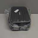 ivoler Carrying Storage Case for Nintendo Switch/For Switch OLED Model (2021),Portable Travel All Protective Hard Messenger Bag Soft Lining 18Games for Switch Console Pro Controller Accessories Black