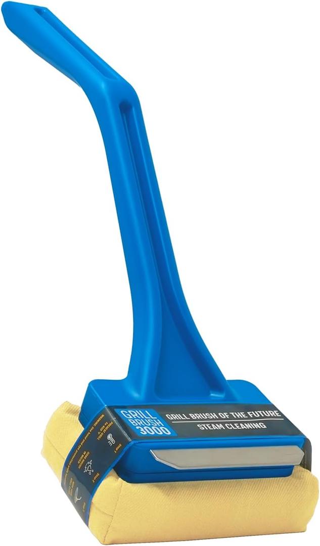 Grill Rescue BBQ Replaceable Scraper Cleaning Head, Bristle Free - Safe, Durable and Unique Scraper Tools for Cast Iron or Stainless-Steel Grates, Barbecue Cleaner (GB3000)