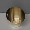 Stainless Steel Champagne Bucket - Stainless-Steel Beverage Tub - Diagonal Ice Bucket with Handle for Cocktail Bar, Wine, Home Bar Accessories, Parties - 4 Quarts Golden