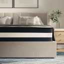 Flash Furniture Capri Comfortable Sleep 12" Hybrid Pocket Spring and Foam Mattress, Foam Pocket Spring Hybrid Mattress for Pressure Relief, Queen