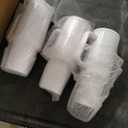 YOUKE OLA 7Pack Sublimation Tumblers 40oz with Handle and Straw Lid Blanks Stainless Steel Insulated Large Tumbler Bulk Coffee Travel Cups for Tumbler Heat Press Sublimation Oven Printing, White