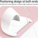 4 x Edge Sewing Lockranding Tool, 4 Pcs 4mm Sewing Gauge Ruler Set, Sewing Templates Rulers Needle Gauge Quilting Ruler Measuring Tool Seam Gauge for Sewing Straight (4mm)