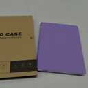 SUPFINE for iPad (A16) 11th Generation Case 11 inch 2025 & iPad 10th Generation Case 10.9 inch 2022, Slim Stand Hard PC Translucent Back Shell Cover (Support Touch ID, Auto Wake/Sleep), Purple (iPad 10th/11th Generation 10.9''/11'', Purple)