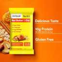 RXBAR Nut Butter and Oat Protein Bars, Protein Snacks, Snack Bars, Honey Cinnamon Peanut Butter, 23.2oz Box (12 Count)