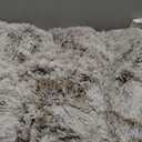 Bedfolks Waterproof Dog Crate Bed With Removable Washable Cover, Plush Faux Fur Pad for Large Dogs, Fluffy Kennel Bed 35"x23", Dark Grey