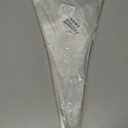 Muyindo 100 Pieces (7x15 Inch) Clear Cone Bags with Twist Ties for Candies, Cookies, Popcorn, Sweets, Chocolates and More; Perfect for Birthday, Wedding, Halloween, Christmas and Other Social Events,Pack Of 2