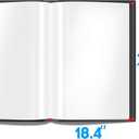 Presentation Book 40 Clear Pockets Sleeves Protectors Art Portfolio Clear Book for Artwork, Report Sheet, Letter (Can Accommodate 24.2 X 18.4inch)