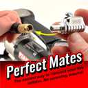 SKG Chuck Mates Platinum (2 Pack) Quick-Connect with Patented RatchetSeal Technology for Tire Inflators Open-Type