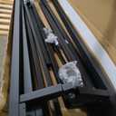 CCBOYSHARDWARE 60"-96" Wide Adjustable Anti-Sag Gate Frame Kit, Black,2 Pcs