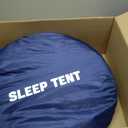 Bed Canopy Bed Tent Dream Tents Privacy Twin Size Sleeping Tents Indoor Pop Up Portable Frame Curtain Breathable with Mosquito Mesh Window for Kids and Adult(Mattress Not Included) Dark Blue