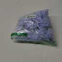 Flojery Silk Hydrangea Heads Artificial Flowers Heads with Stems for Home Wedding Decor, Pack of 10 (Blue)