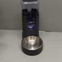 Automatic Cat Feeder and Water Dispenser with Stainless Steel Bowl Dog Gravity Food Feeder and Waterer for Small Medium Pets Puppy Kitten 1 Gallon x 2 (Charcoal gray3.8L*2)