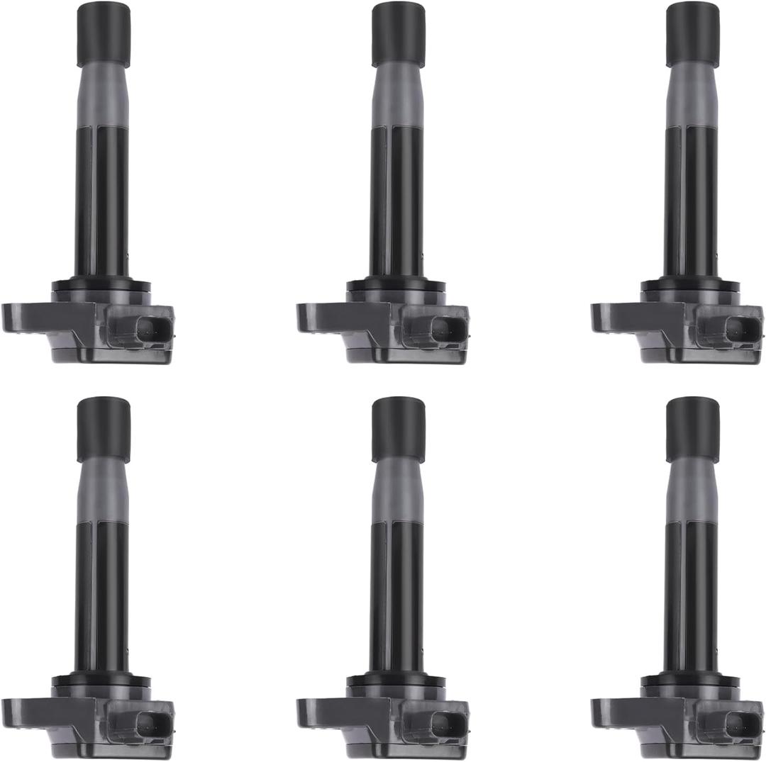 ITOM Ignition Coil Pack UF603 Compatible with Honda Accord 2008-2012, for Acura 2009-2012 RL 2009-2014 TL TSX 2012 Crosstour, for Odyssey 2008-2017 V6 3.5L Coil Packs, Replace 30520-R70-A01 Set of 6