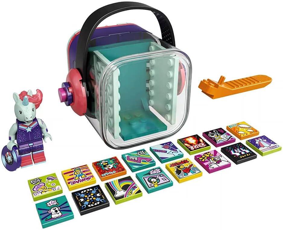 LEGO VIDIYO Unicorn DJ Beatbox 43106 Building Kit with Minifigure; Creative Kids Will Love Producing Music Videos Full of Songs, Dance Moves and Special Effects, New 2021 (84 Pieces)