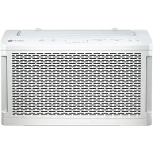 GE Profile ClearView Window Air Conditioner Unit, 6,100 BTU, U-Shaped Adjustable Depth, Cooling up to 250 sq ft., Ultra Quiet, SMART Home Capable, Includes Remote, White
