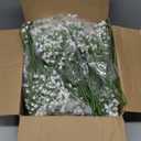 100 Pcs Babys Breath Artificial Flowers, Baby Breath Flowers Artificial Bulk, Real Touch White Fake Flowers, Faux Babies Breath Gypsophila for Wedding Home Decor Floral Arrangement