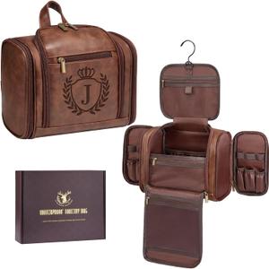 Personalized Gifts for Men Dad Father Birthday Toiletry Travel Bag J