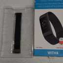 ZWGKKYGYH Bands Compatible with Fitbit Charge 4 and Charge 3 for Women Men, Stainless Steel Metal Mesh Magnetic Band Replacement Accessories Bracelet Strap with Unique Magnet Lock, Black Small