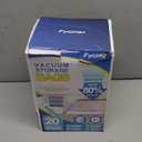 Fygrip Vacuum Storage Bags with Hand Pump, Plastic Packaging Bags, 80% Space Saver Vacuum Seal Bags for Clothing, Travel Lugggage, Blankets, Comforters, 20 Combo