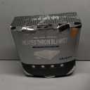 Heated Blanket Electric Throw Waffle, 50x60 Inches Sherpa Fleece Fast Heating Blanket 6 Heating Levels & 4 Hours Auto Off ETL Certification, Grey Throw