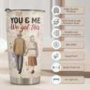 Macorner Gifts for Wife, Wife Gifts, Romatic Valentines day gifts for Her, Christmas gift for Old Couple, You & Me We Got This, Stainless Steel Tumbler 20oz I Love You Her, Anniversary Presents