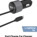 ZGEAR Fast Charge Car Charger  with USB port 17 Watt