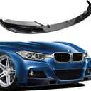 Front Bumper Lip Splitter for 2012-2018 BMW F30 F35 Base 3 Series,(M-Tech/M-Sport Bumper Only),Carbon Fiber Front Bumper Lip Spoiler Body Kit Splitter