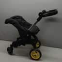 Baby Doll Car Seat Stroller Combo  Convertible 2 in 1 Doll Stroller and Car Seat for Kids  Fits Up to 20 Dolls  Play Toy Baby Stroller with Adjustable Handle for Girls Toddlers All Ages (Black)