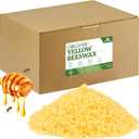 YASNAY Yellow Beeswax Pellets 20LB, Organic Beeswax, Beeswax for Candle Making, Body, Skin Care DIY, Lip Balm and Soap Making Supplies