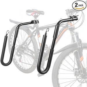 Mosxoed Bicycle Surfboard Racks, Bike Surf Board Compatible with Shortboards, Longboards, SUP Paddleboards, Outdoor Sports Surfing Wakeboard Carrier Mount for Bike, Quick Release Bars