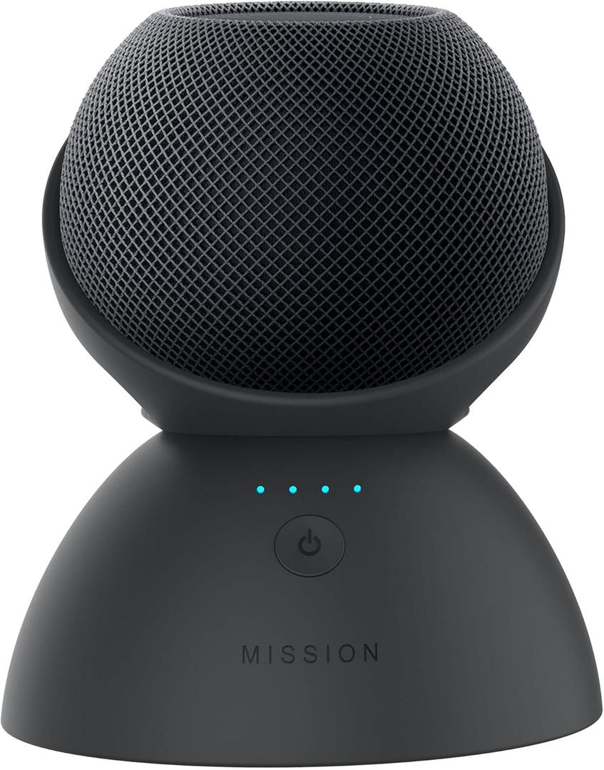 Mission Battery Base for HomePod Mini (Black) (Make HomePod Portable)