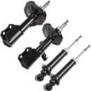 SCITOO 4Pcs Front Rear Shock Absorbers Shocks Struts for 2003-2008 for Pontiac Vibe,2003-2008 for Toyota Matrix 344613 235704 235703