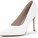 IDIFU IN4 High Heels Closed Toe Heels Women's Pumps Stiletto Pointed Toe Dress Shoes for Women Wedding Prom Bridal Work Office Business Prom Bride Trendy Dressy Sexy Comfortable Pumps Shoes, Size 6