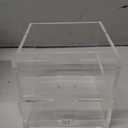 Rubtlamp 2 Pack Napkin Holder, Clear Acrylic Napkin Holder, 5.5x5.5x2.6 Inch Square Cocktail napkin holder, Plastic Napkins holder Great for Table Bathroom,Kitchen, Dinners for Mothers Day