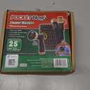 Pocket Hose 25 FT Copper Bullet Expandable Garden Hose w/10 Pattern Thumb Spray Nozzle AS SEEN ON TV 650psi 3/4 in Patented Lead-Free Ultra-Lightweight Solid Copper Anodized Aluminum