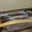 Winsome Benjamin Ladder Back Chairs, Light Oak Finish, Set of 2 (16.6W x 20.5D x 34.7H In, Natural)