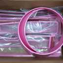 Front Grille Mesh Inserts & Headlight Cover for Jeep Wrangler JL JLU Sport & Sport S Only 2018-2023 Exterior Accessories Clip-in Grille Guard Cover Headlight Bezels Trim Ring (Pink 9PCS)