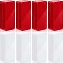 16 Pcs Outdoor Flag Weights Magnetic for Bottom of Flag Wind Banner Weights Waterproof for Stopping Outdoor Banner Drapery Tangles (Red,White)