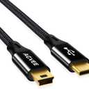 AGVEE 2 Pack 6.6ft Camera IFC-400PCU USB C Data File Transfer AV Out Digital Cable Cord for Canon Rebel EOS T1i T2i T3i T4i T5 T5i T6 T6i T6s T7i, PowerShot/DSLR Cameras & Vixia Camcorders, Black