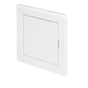 Awenta Access Panel 4'' x 4'' Inch - White Opening Flap Cover Plate - Box Door Lock - Door Latch