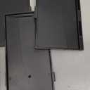 SAYEEC Magazine Holder Sturdy Binder Holder Desk File Sorter Plastic File Folder Organizer Stand Book Shelf Dividers Vertical Storage Rack Desktop Bookshelf Display Box for Office School Home (Black)