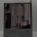 Alela Glass Table Lamp in Gold 19.51"