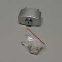 Upgraded OBD2 Port Lock Anti-Theft Device (ONLY), Universal Car OBD 2 Port Locking Tool with Security Key, Heavy-Duty Aluminum Alloy Protector for Most Vehicles - Silver