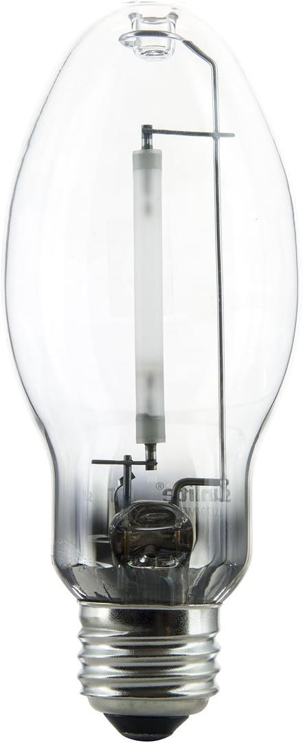 Sunlite 03610 LU70/MED High Pressure Sodium Light Bulb, 70 Watts, ED17/MED, Medium Base (E26), ANSI Code S62, 6000 Lumen, 24000 Life Hours, Clear, 2100K