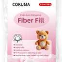 Polyfill Stuffing, Premium Poly Filling Stuffing for Stuffed Animals, Soft and Fluffy for Craft, Crochet, Cloud Decorations, Machine Washable Fiberfill Stuffing, 3.5oz/100g